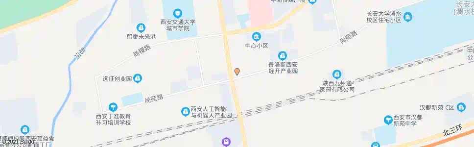 西安尚苑路草滩八路口_公交站地图_西安公交_妙搜公交查询2025
