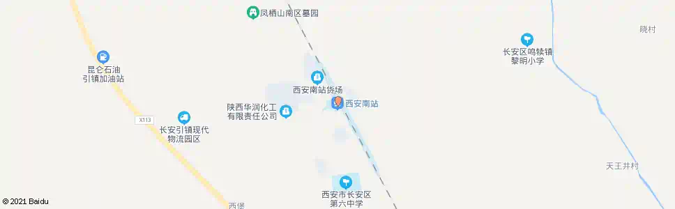 西安南正道班_公交站地图_西安公交_妙搜公交查询2025