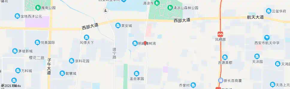 西安青城小区_公交站地图_西安公交_妙搜公交查询2025