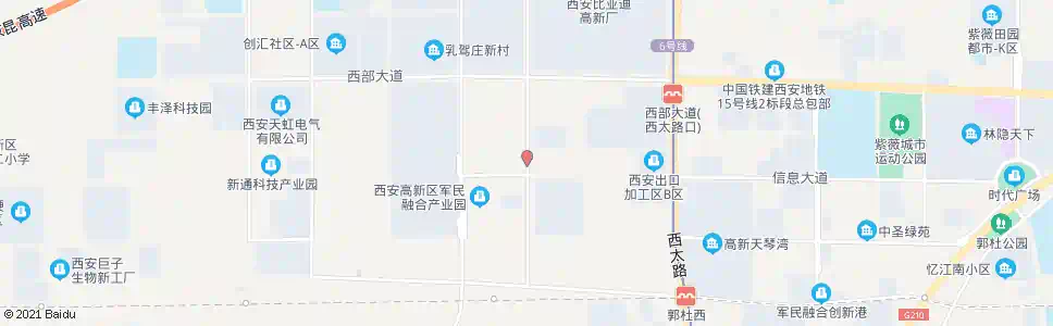 西安华新丽华_公交站地图_西安公交_妙搜公交查询2025