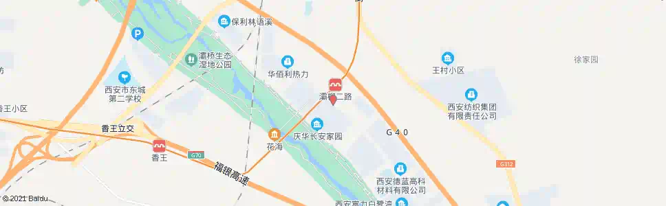 西安灞柳二路纺园三路_公交站地图_西安公交_妙搜公交查询2025