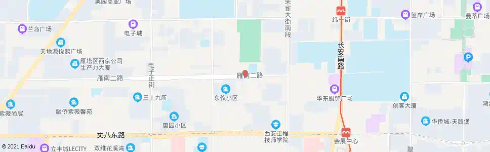西安明德中学_公交站地图_西安公交_妙搜公交查询2025