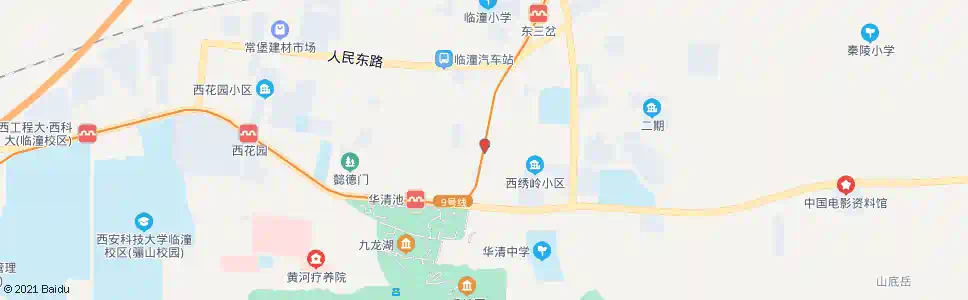 西安秀岭_公交站地图_西安公交_妙搜公交查询2025