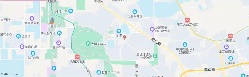 西安北池头二路芙蓉东路口_公交站地图_西安公交_妙搜公交查询2025