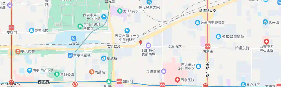 西安贝斯特物流中心_公交站地图_西安公交_妙搜公交查询2025