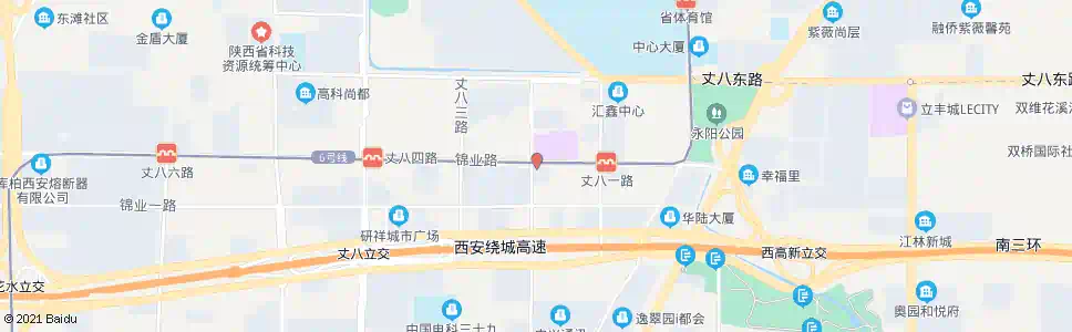 西安创业新大陆_公交站地图_西安公交_妙搜公交查询2025