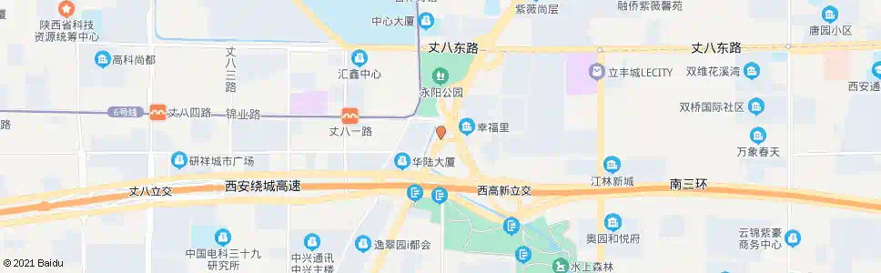 西安北沈家桥_公交站地图_西安公交_妙搜公交查询2025