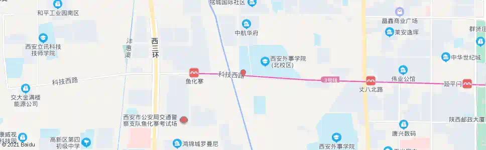 西安旧机动车交易市场_公交站地图_西安公交_妙搜公交查询2025