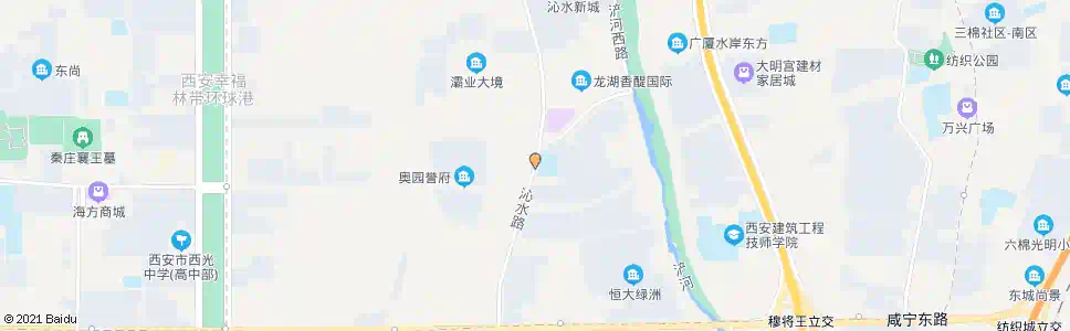 西安沁水路高楼路口_公交站地图_西安公交_妙搜公交查询2025