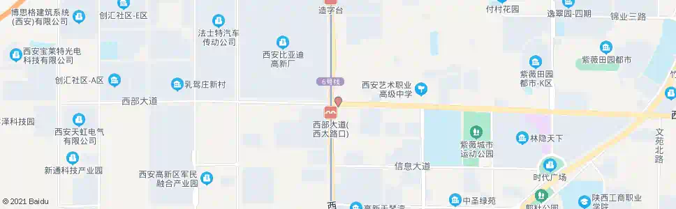 西安比亚迪_公交站地图_西安公交_妙搜公交查询2025