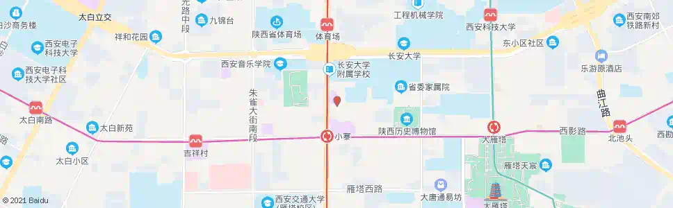西安兴善寺东街_公交站地图_西安公交_妙搜公交查询2025