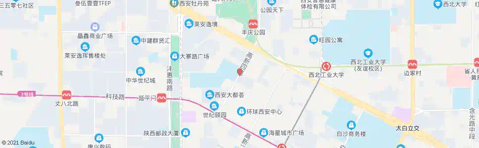 西安西大新区_公交站地图_西安公交_妙搜公交查询2025