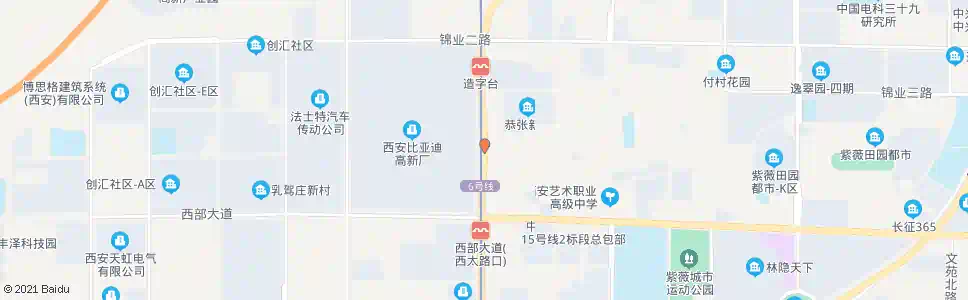 西安比亚迪东门_公交站地图_西安公交_妙搜公交查询2025