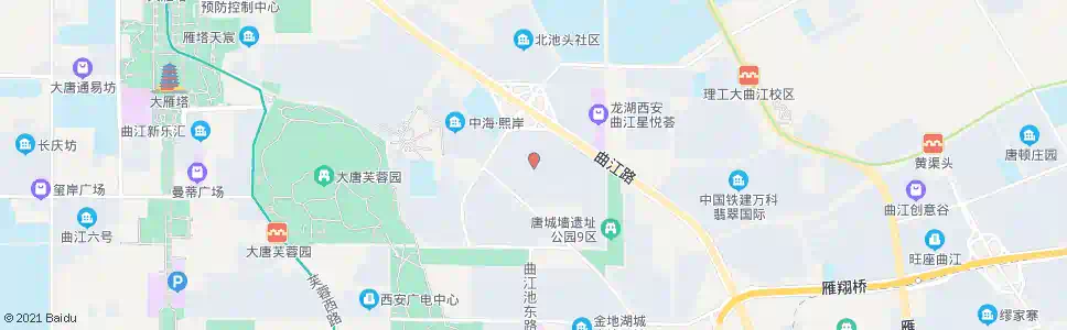 西安中海东郡小区_公交站地图_西安公交_妙搜公交查询2025