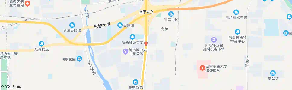 西安东三环电厂西路口_公交站地图_西安公交_妙搜公交查询2025
