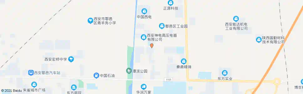 西安沣京开发区_公交站地图_西安公交_妙搜公交查询2025