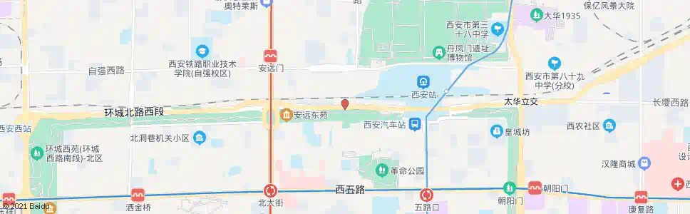 西安西闸口南口_公交站地图_西安公交_妙搜公交查询2025