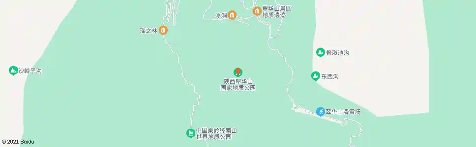 西安翠华山庄_公交站地图_西安公交_妙搜公交查询2025