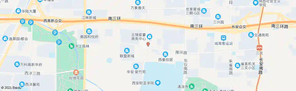 西安电子正街南段_公交站地图_西安公交_妙搜公交查询2025