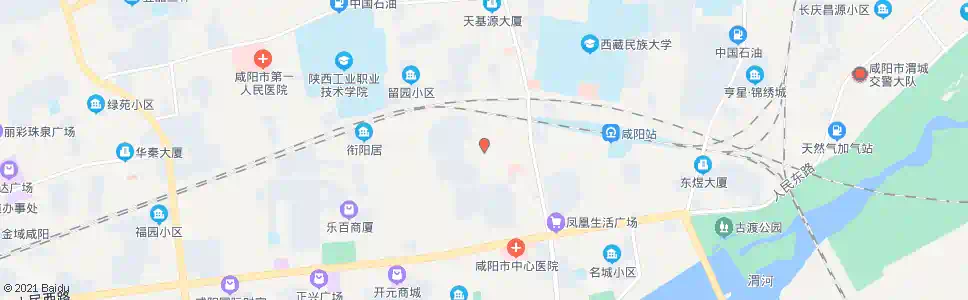 西安人民路(渭城中学)_公交站地图_西安公交_妙搜公交查询2025