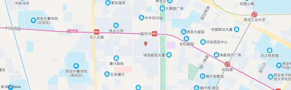 西安枫叶新都市_公交站地图_西安公交_妙搜公交查询2025