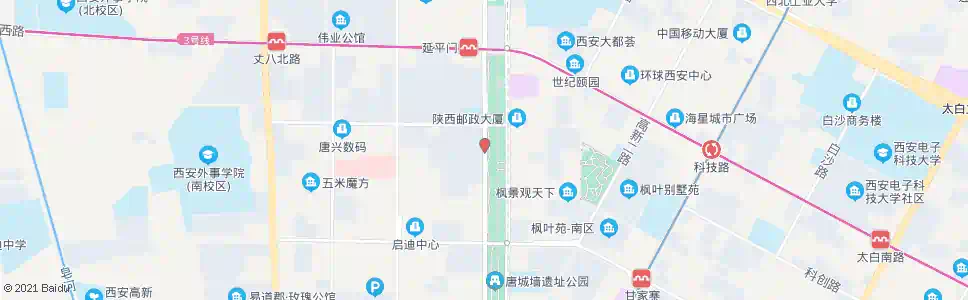 西安沣惠南路_公交站地图_西安公交_妙搜公交查询2025