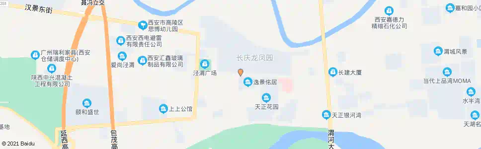 西安龙凤园西门_公交站地图_西安公交_妙搜公交查询2025