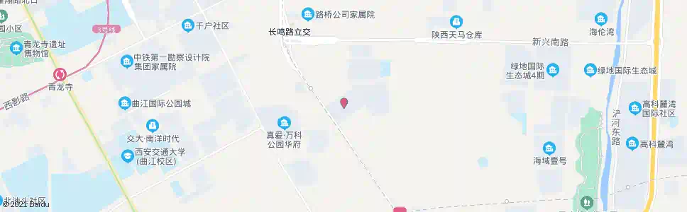 西安长鸣路和记万佳国际家居_公交站地图_西安公交_妙搜公交查询2025