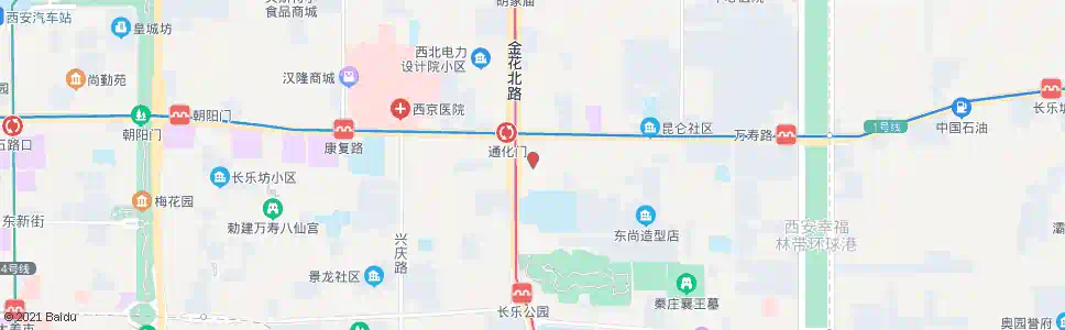 西安金康路_公交站地图_西安公交_妙搜公交查询2025