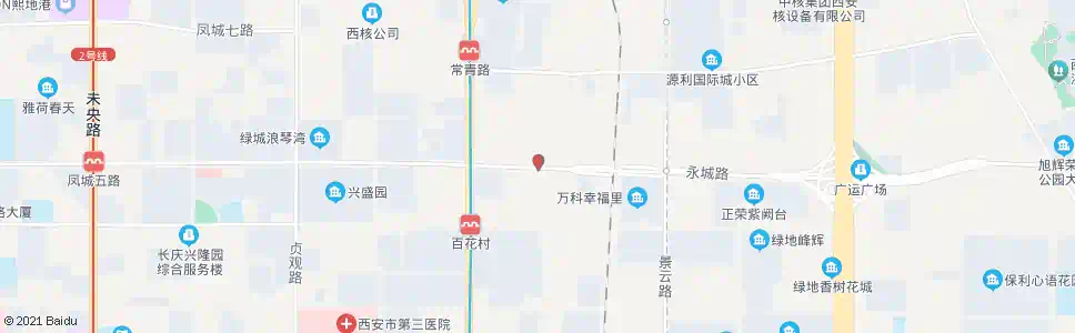 西安永城路西段_公交站地图_西安公交_妙搜公交查询2025