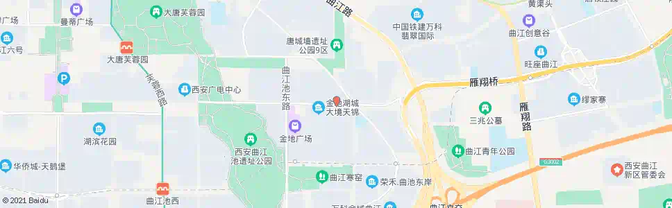 西安曲江池北路新开门路口_公交站地图_西安公交_妙搜公交查询2025
