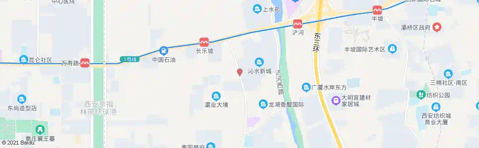 西安沁水新城西门_公交站地图_西安公交_妙搜公交查询2025