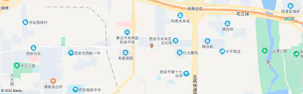 西安大明宫管业基地_公交站地图_西安公交_妙搜公交查询2025