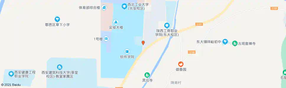 西安东大环山路口_公交站地图_西安公交_妙搜公交查询2025