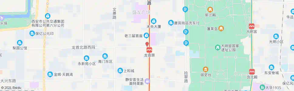 西安未央宫乡政府_公交站地图_西安公交_妙搜公交查询2025