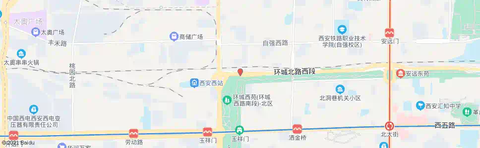 西安星火路立交_公交站地图_西安公交_妙搜公交查询2025