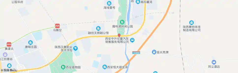 西安东月路东口(雁鸣湖公园)_公交站地图_西安公交_妙搜公交查询2025