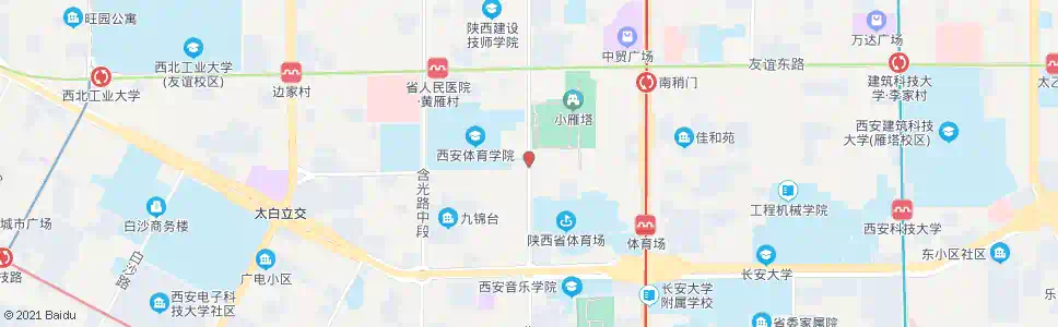 西安夏家庄_公交站地图_西安公交_妙搜公交查询2025
