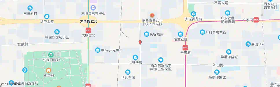 西安太和路中段_公交站地图_西安公交_妙搜公交查询2025