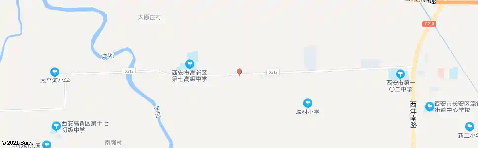 西安下红庙村_公交站地图_西安公交_妙搜公交查询2025