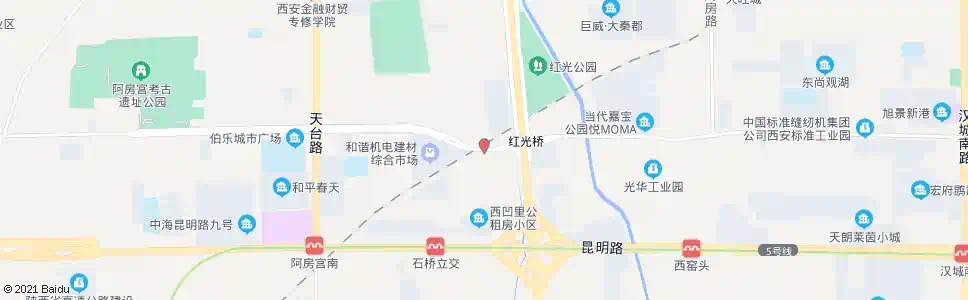 西安凹里村_公交站地图_西安公交_妙搜公交查询2025