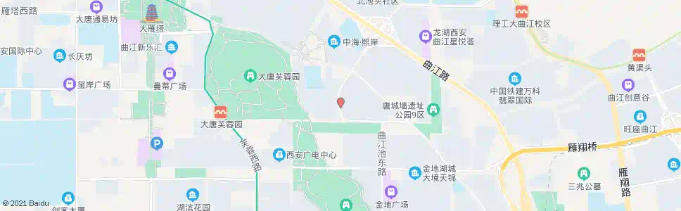 西安北池头二路南段_公交站地图_西安公交_妙搜公交查询2025