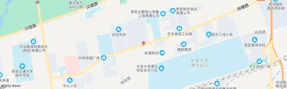 西安尚稷路草滩五路口_公交站地图_西安公交_妙搜公交查询2025