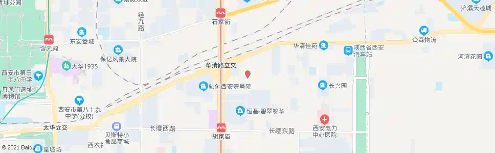 西安新兴骏景园北门_公交站地图_西安公交_妙搜公交查询2025