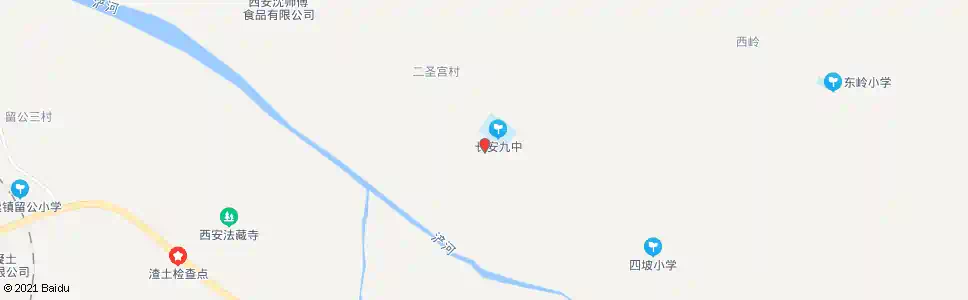 西安长安九中_公交站地图_西安公交_妙搜公交查询2025