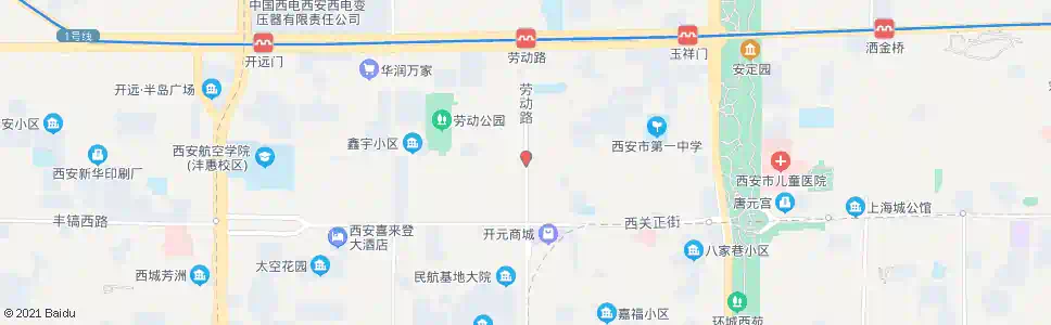 西安团结东路东口_公交站地图_西安公交_妙搜公交查询2025
