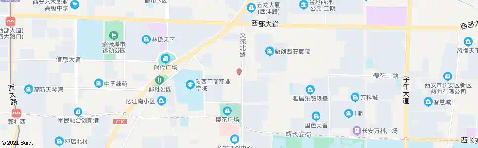 西安樱花二路_公交站地图_西安公交_妙搜公交查询2025