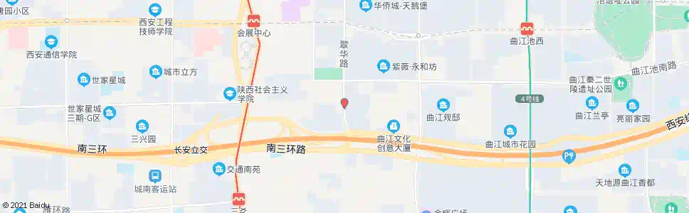 西安翠华路北口_公交站地图_西安公交_妙搜公交查询2025