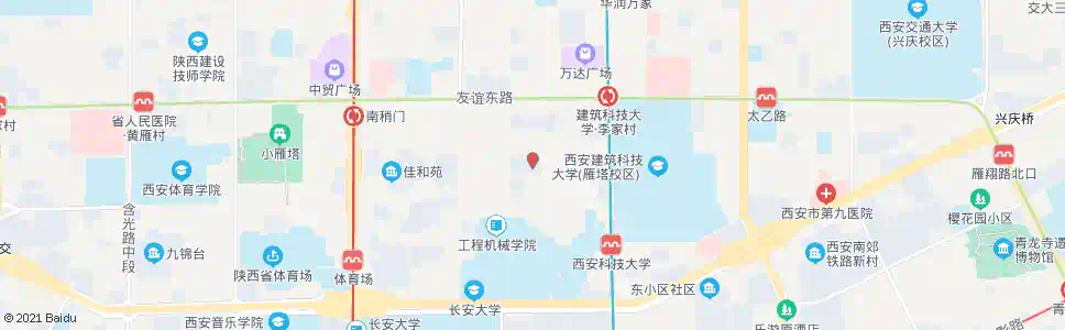 西安瓦窑小区_公交站地图_西安公交_妙搜公交查询2025