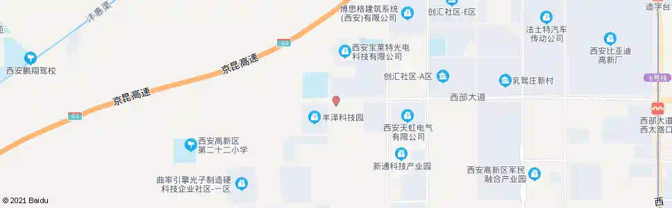 西安西部大道上林苑五路口_公交站地图_西安公交_妙搜公交查询2025